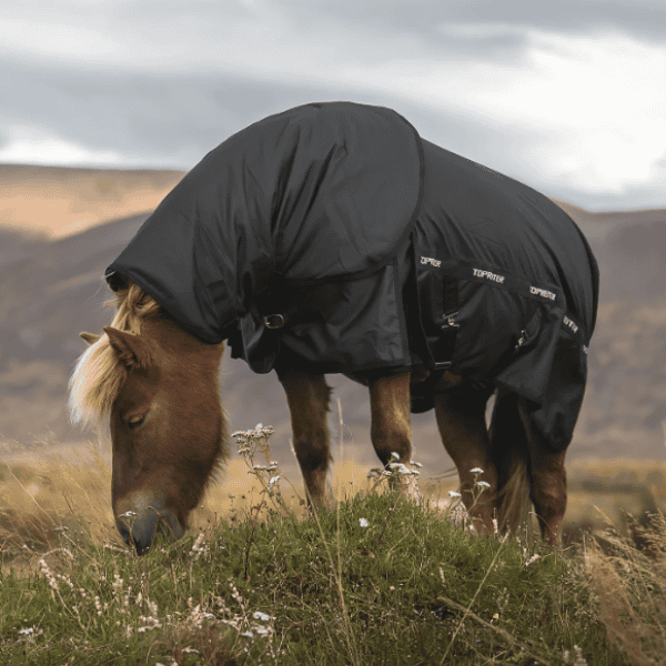 Topreiter regendeken met hals