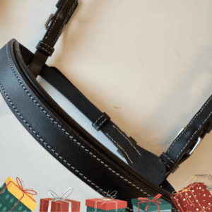 Prydi zwart met wit stiksel