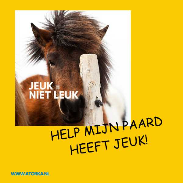 Help mijn paard heeft jeuk