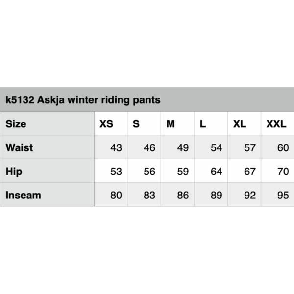 Karlslund Askja winter rijbroek Karlslund Askja winter rijbroek