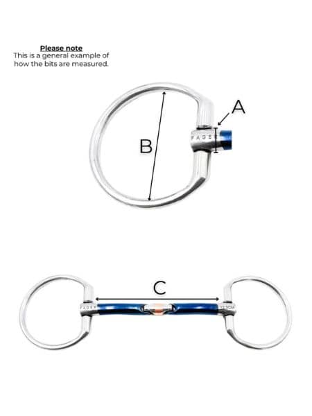 Fager Julia Sweet Iron dubbel gebroken bit (3) Fager Julia Sweet Iron dubbel gebroken bit