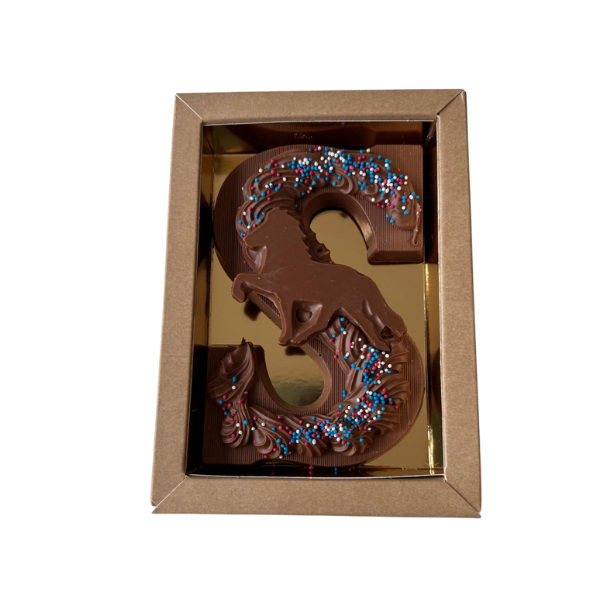 chocoladeletter met ijslander melk